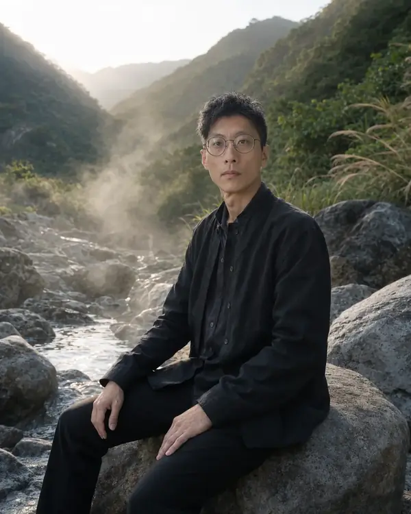 燃姜在金崙溪谷與水氣之間安坐